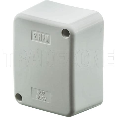 middys junction box|HPM Junction Box Giant 68 x 89 x 44mm 4 x 50A Connectors.